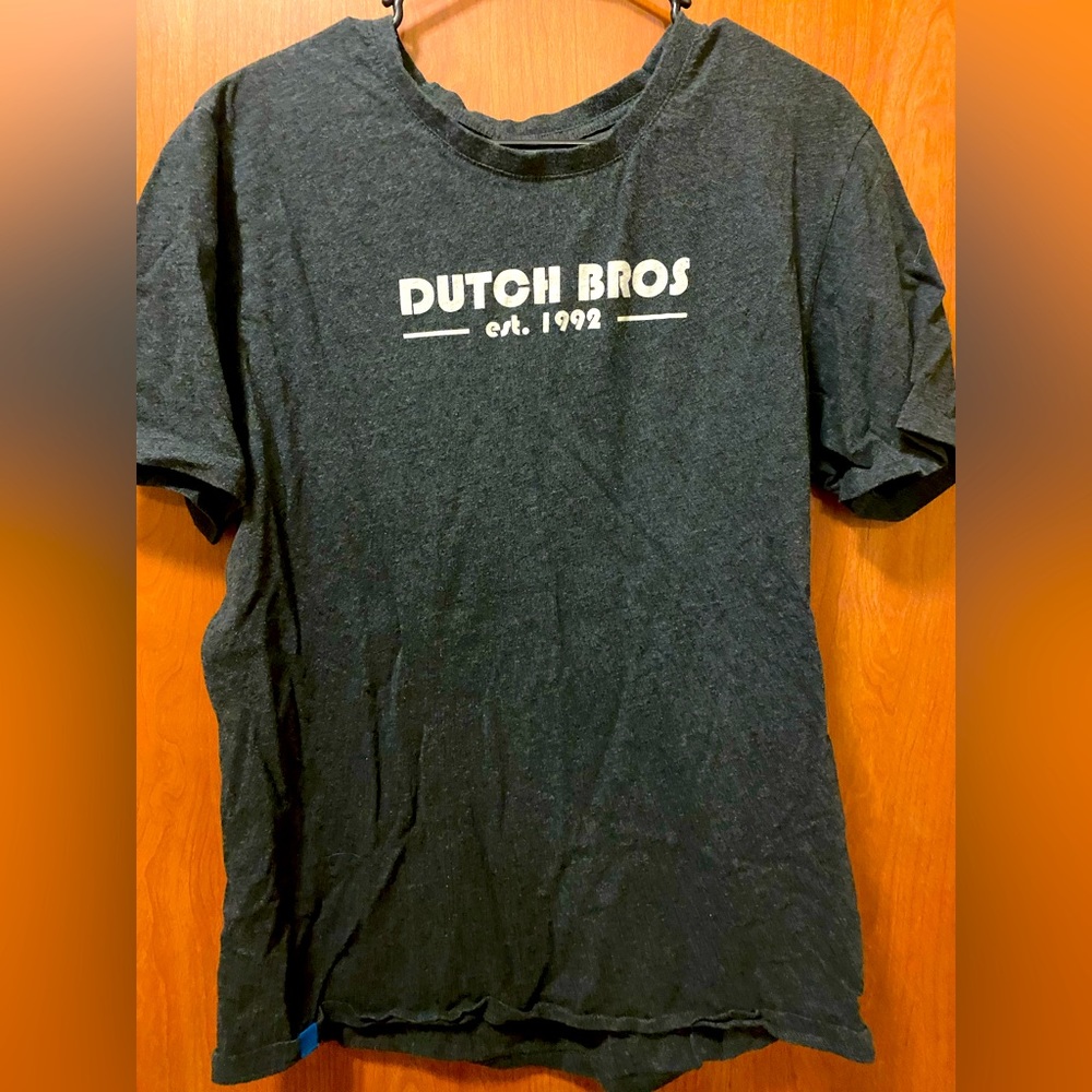 Comfy Grey Dutch Bros Shirt